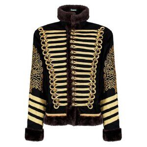 New Napoleonic Hussars Uniform Military Style Tunic Pelisse Jimi Hendrix Jacket